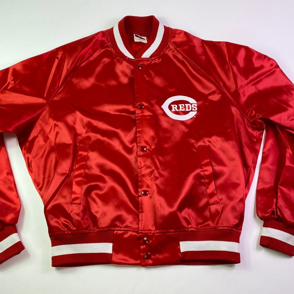 Vintage Chalk Line Cincinnati Reds Satin Jacket